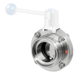 Butterfly Valve Male/Weldon without Handle DIN