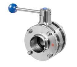 Intermediate Flange Butterfly Valve manually operated DIN