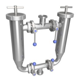 Angle Type Strainer Combination DIN