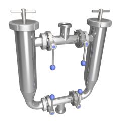 Angle Type Strainer - Combination