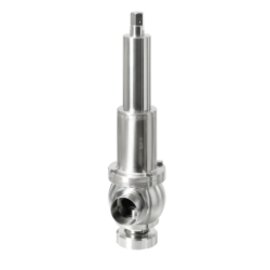Safety Valve aseptic Liner/aseptic Male with Response with lifting device  DIN 11864-1 DIN