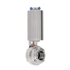 Compact Intermediate Flange Butterfly Valve VMove® Air/Spring    DIN
