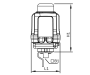 Set E-Antrieb Scheibenventil (Stellungsregler) 24V Typ E2-PCU   DIN