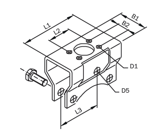 Retaining Plate, reinforced DIN