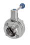 Compact Intermediate Flange Butterfly Valve manually operated    DIN