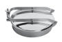 Non-pressure Dome Lid, hygienic with double Handle, without Seal Ring